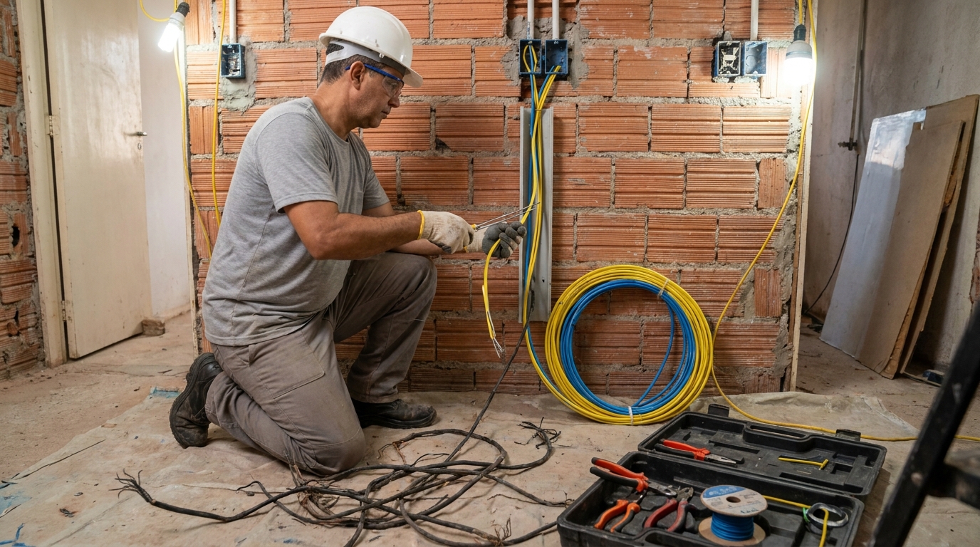 Adequação de Fiação em Vitória‑ES