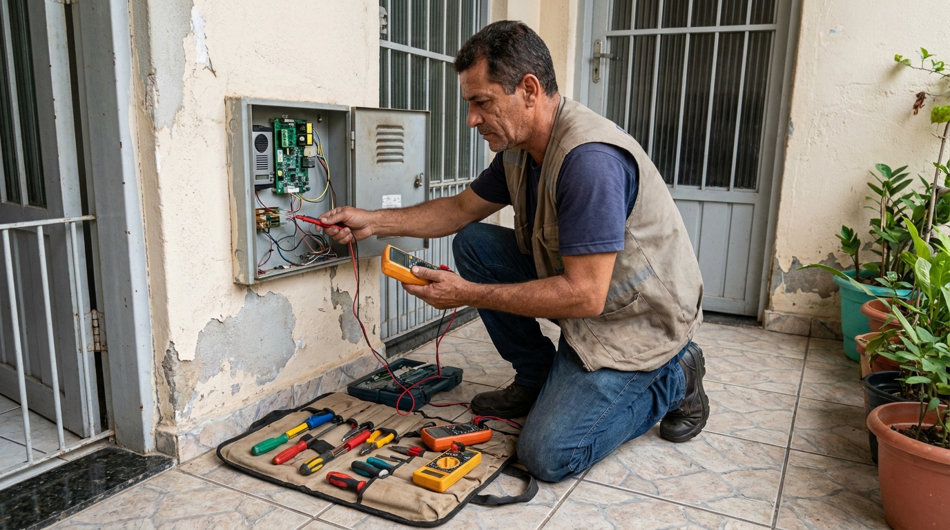 Troca de Fiação de Interfone em Vitória‑ES
